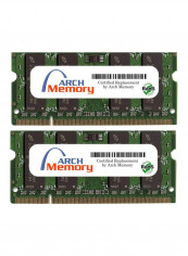 2-Piece So-dimm DDR2 RAM For Dell Precision M65 2GB Multicolour
