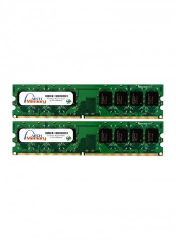 2-Piece UDIMM DDR2 RAM Set For Lenovo IdeaCentre K230 5359-3HU 2GB Multicolour