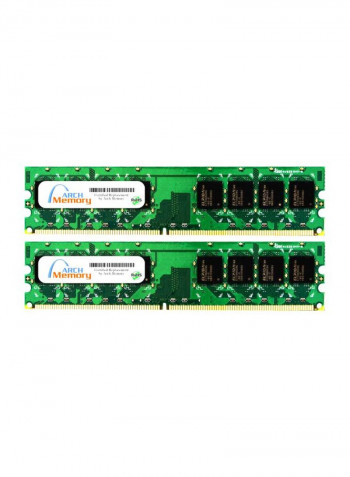 2-Piece DDR2 RAM For Lenovo ThinkCentre M52 8114-WAU 2GB Multicolour
