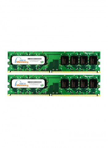 2-Piece DDR2 RAM For Lenovo ThinkCentre M52 8213-W1U 2GB