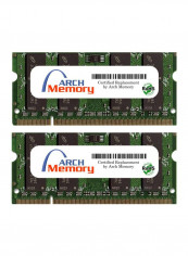 2-Piece DDR2 RAM Set For Lenovo ThinkPad X61/Tablet 7763 Series 2GB