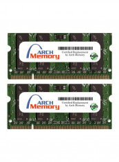 2-Piece DDR2 RAM Set For Lenovo ThinkPad X61 2GB Green