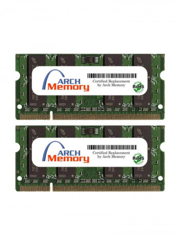 2-Piece So-dimm DDR2 RAM For HP Pavilion Entertainment dv7-1280eg 2GB