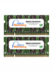 2-Piece SODIMM DDR2 RAM For HP G60-441US 2GB Multicolour