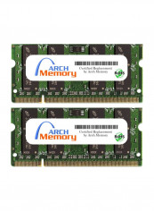 2-Piece SODIMM DDR2 RAM For HP G60-453NR 2GB Multicolour