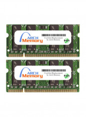 2-Piece SODIMM DDR2 RAM For HP Pavilion Entertainment DV6-1240EC 2GB