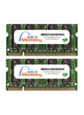 2-Piece SODIMM DDR2 RAM For HP Pavilion Entertainment dv6-1240ef 2GB