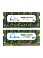 2-Piece SODIMM DDR2 RAM For HP Pavilion Entertainment DV7-1299ED 2GB
