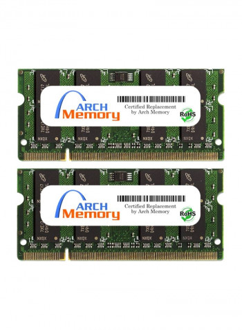 2-Piece SODIMM DDR2 RAM For HP TouchSmart tx2-1035ei 2GB