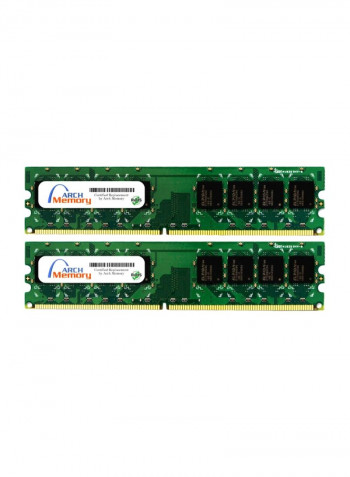 2-Piece UDIMM DDR2 RAM For Lenovo ThinkCentre M55p 8796 Series 2GB