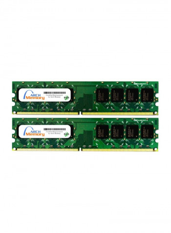 Pack Of 2 UDIMM DDR2 RAM For HP Pavilion Slimline s3710t Series (CTO) 2GB Multicolour