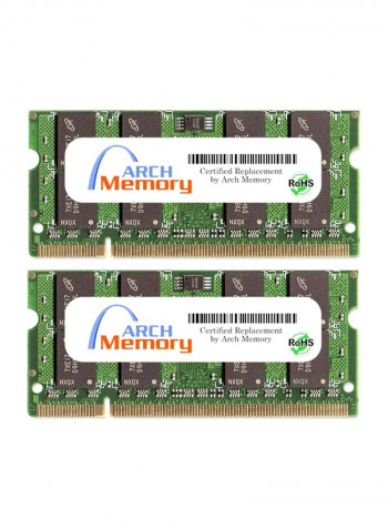 2-Piece SO-DIMM DDR2 RAM Set For HP TouchSmart tx2-1020ea 2GB