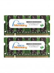 2-Piece SODIMM DDR2 RAM For HP Pavilion Entertainment DV7-1264NR 2GB Multicolour