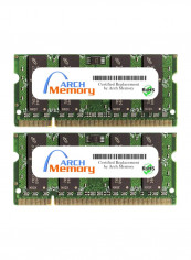 2-Piece SODIMM DDR2 RAM For HP Presario CQ61-116TU 2GB
