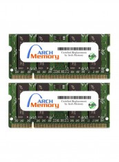 2-Piece SODIMM DDR2 RAM For HP Presario CQ61-201TU 2GB
