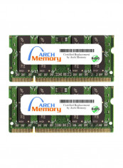 2-Piece SODIMM DDR2 RAM For HP TouchSmart TX2-1035EE 2GB Multicolour