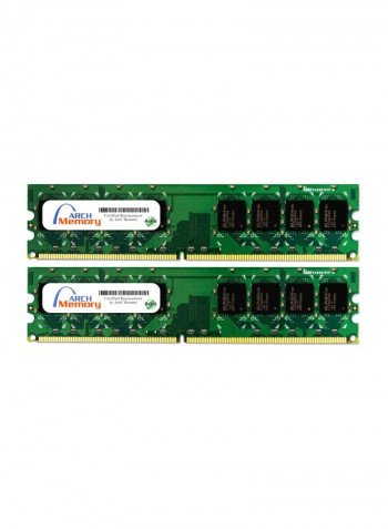 2-Piece UDIMM DDR2 RAM For Lenovo Think Centre M55e 9632-2NU 2GB