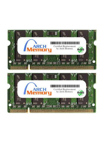 2-Piece SO-DIMM DDR2 RAM Set For HP Pavilion Entertainment dv7-1270es 2GB
