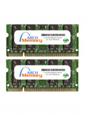 2-Piece SODIMM DDR2 RAM For HP Pavilion Entertainment DV6-1210SF 2GB