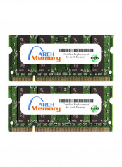 2-Piece SODIMM DDR2 RAM For HP Pavilion Entertainment dv7-1201ef 2GB Multicolour