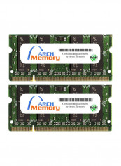 2-Piece SODIMM DDR2 RAM For HP Touch Smart IQ820SC 2GB Multicolour