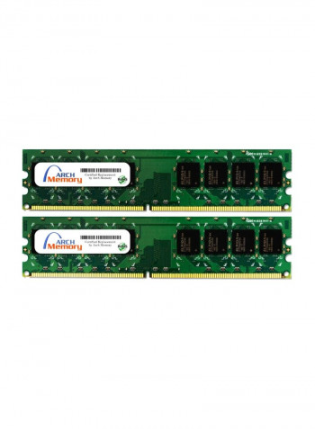 2-Piece UDIMM DDR2 RAM For HP Pavilion A6708F 2GB