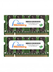 2-Piece DDR2 RAM For Asus F5SR-AP002C 2GB Multicolour