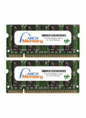 2-Piece DDR2 RAM For Asus N80Vc 2GB Multicolour