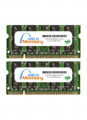 2-Piece DDR2 RAM For Asus X59Sr-X5 2GB