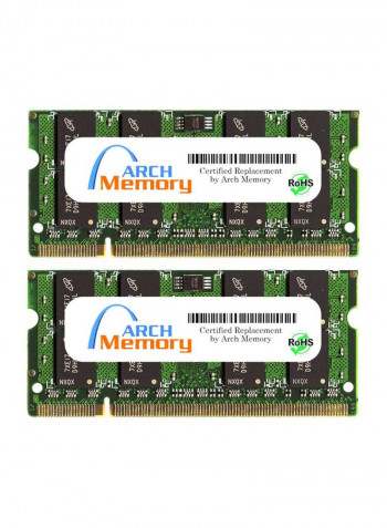 2-Piece DDR2 RAM For Asus X59Sr-X5 2GB