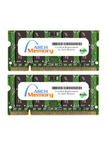 2-Piece DDR2 RAM For Dell Studio 17 2GB