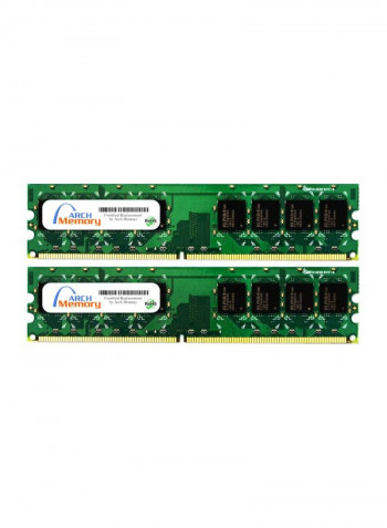 2-Piece DDR2 RAM For Lenovo ThinkCentre M55e 9632-2MU 2GB