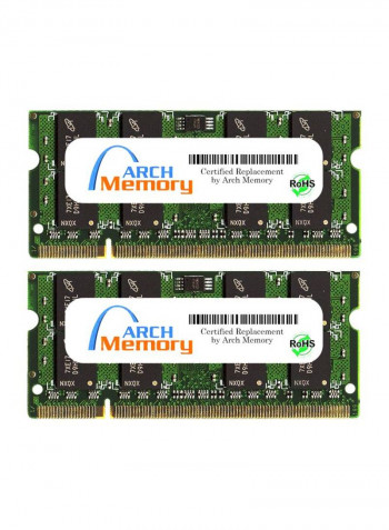 2-Piece DDR2 RAM For Lenovo 3000 G530 4151 Series 2GB