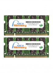 2-Piece So-Dimm DDR2 RAM For Asus N51VF-X1 2GB Multicolour