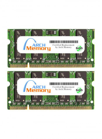 2-Piece SODIMM DDR2 RAM For Lenovo IdeaPad Y330 2269-26Q 2GB Multicolour