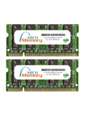 2-Piece So-Dimm DDR2 RAM For Asus M51A-AP082C 2GB Multicolour