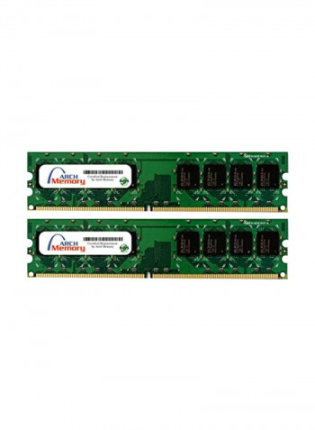 2-Piece UDIMM DDR2 RAM For Lenovo ThinkCentre M52 8215-45U 2GB