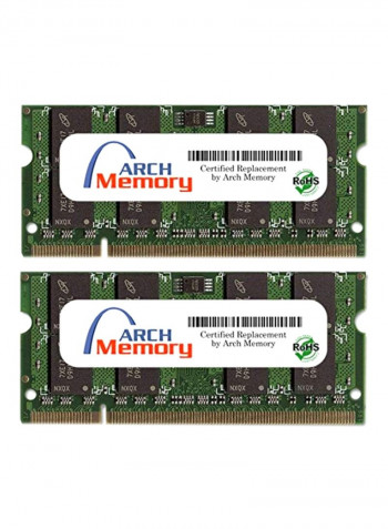 Pack Of 2 SODIMM DDR2 RAM 2GB