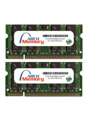 2-Piece SODIMM DDR2 RAM Set 2GB Green