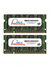 Pack Of 2 SODIMM DDR2 RAM For Apple iMac/MacBook 2GB Green