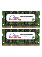 2-Piece SODIMM DDR2 RAM For ASUS F50Q 2GB Multicolour