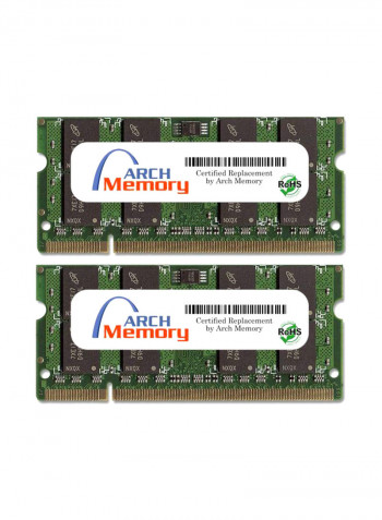 2-Piece SODIMM DDR2 RAM For ASUS F3U-AP052 2GB Multicolour