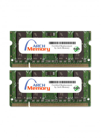 2-Piece SODIMM DDR2 RAM for ASUS G1Sn 2GB Multicolour