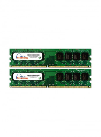 2-Piece UDIMM DDR2 RAM For ASUS Essentio CS5111 2GB Multicolour