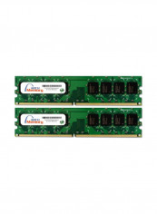 2-Piece UDIMM DDR2 RAM For ASUS TW300-E5 Workstation 2GB Multicolour