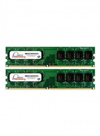 2-Piece UDIMM DDR2 RAM For Lenovo ThinkCentre M52 9210-F3U 4GB