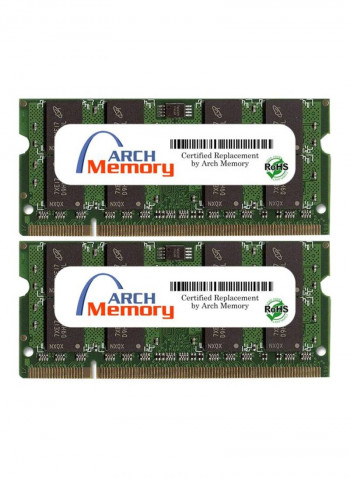 2-Piece So-dimm DDR2 RAM For Lenovo IdeaPad Y330 2269-27Q 2GB Multicolour