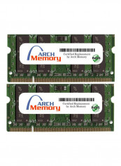 2-Piece So-dimm DDR2 RAM For Dell Studio One 1909 2GB Multicolour