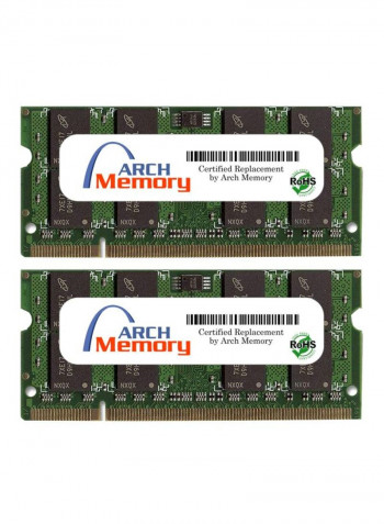 Pack Of 2 So-DIMM DDR2 RAM 2GB