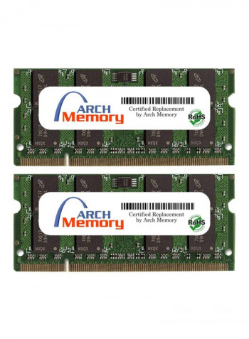 Pack Of 2 So-DIMM DDR2 RAM 2GB